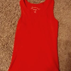 XL (fits smaller) red Energie tank top